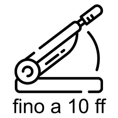 Taglierina a rullo Q-Connect grigio/blu fino a 10 ff A4 KF17011